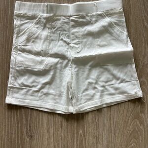 Women's White Shorts